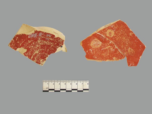 Fig. D. Sample of the Eastern Sigillata A ware from Trench 4, 1st century CE (Trench T4) (image by Jolanta Młynarczyk)