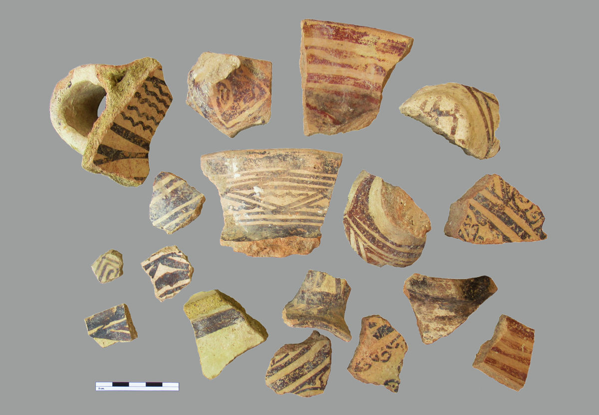 Fig. B 22. Trench 2-S: sample of Ayyubid pottery