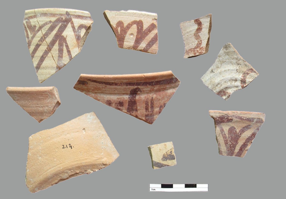 Fig. D 46. Trench 5: sample of early Abbasid-period pottery