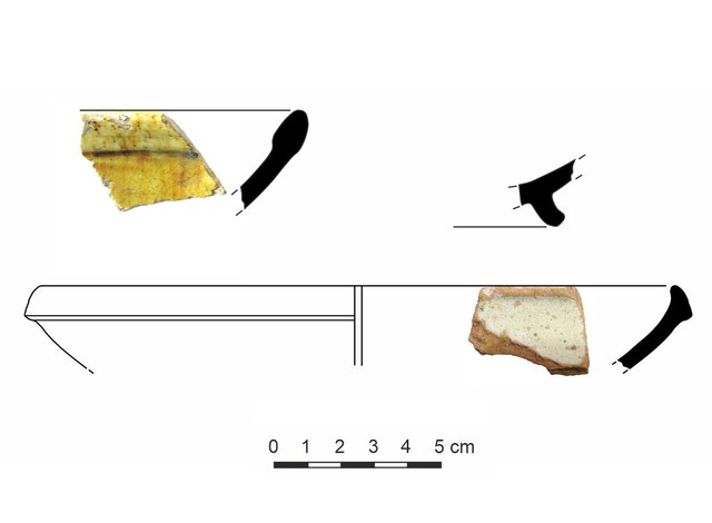 Medieval glazed pottery